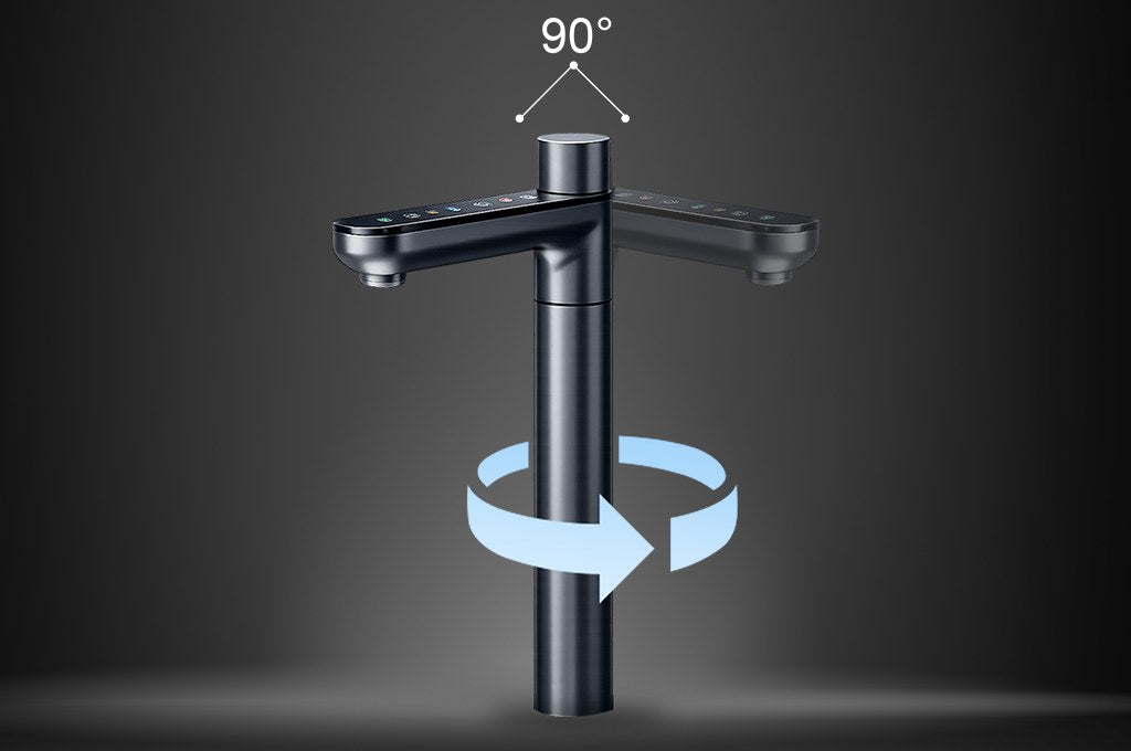 Vera faucet 90-degree ultra-wide rotation